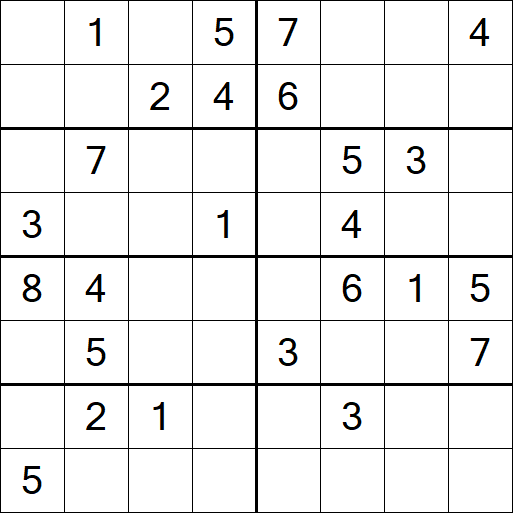 Sudoku 8x8 - Medium