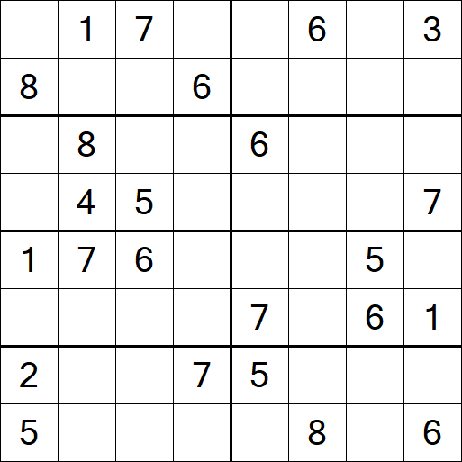 Sudoku 8x8 - Medium