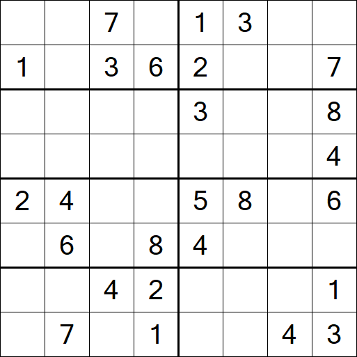 Sudoku 8x8 - Medium