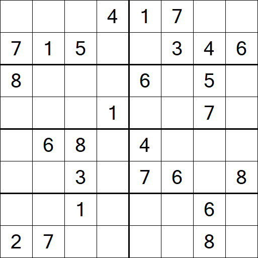 Sudoku 8x8 - Medium