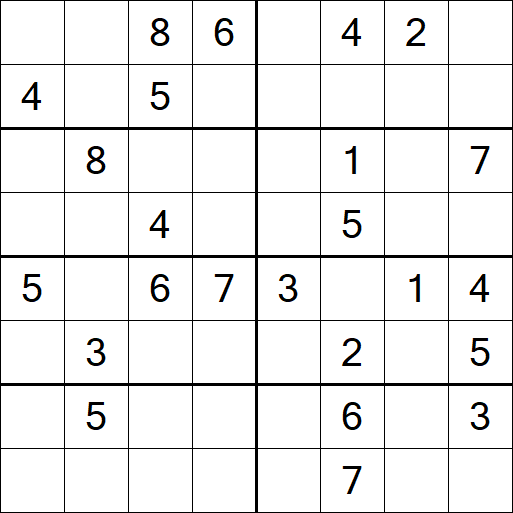 Sudoku 8x8 - Medium