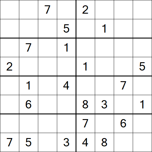 Sudoku 8x8 - Medium
