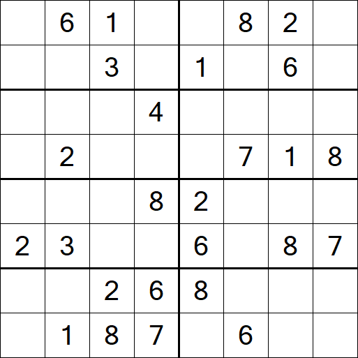 Sudoku 8x8 - Medium