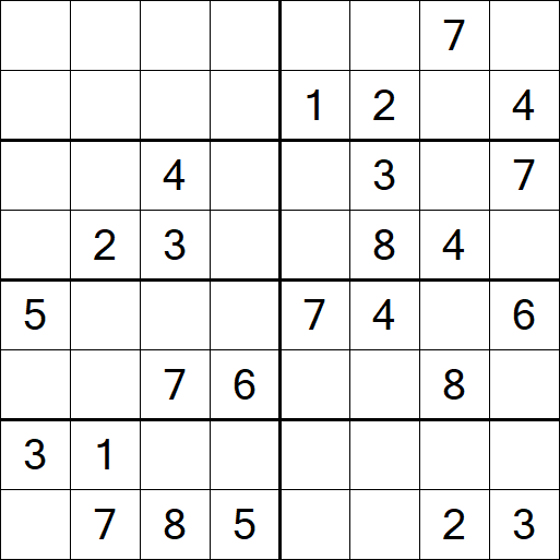 Sudoku 8x8 - Medium