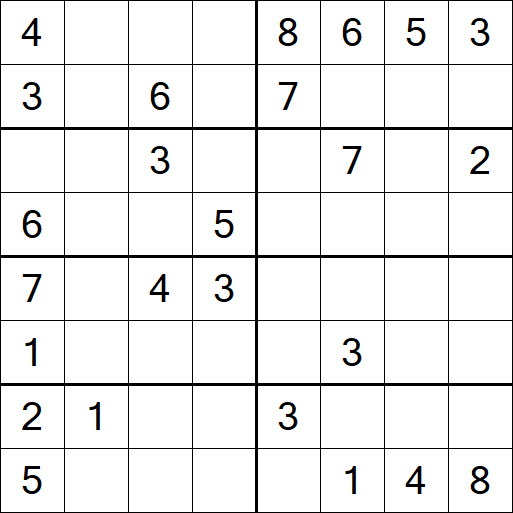 Sudoku 8x8 - Medium