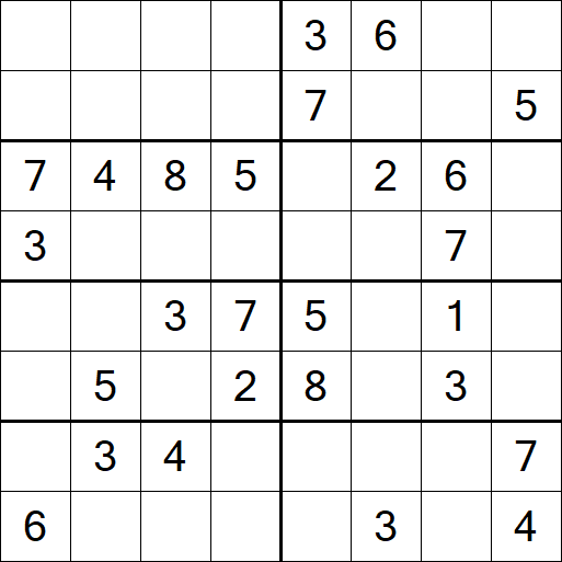 Sudoku 8x8 - Medium