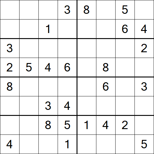 Sudoku 8x8 - Medium