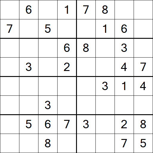 Sudoku 8x8 - Medium