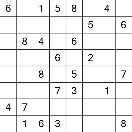 Sudoku 8x8 - Medium
