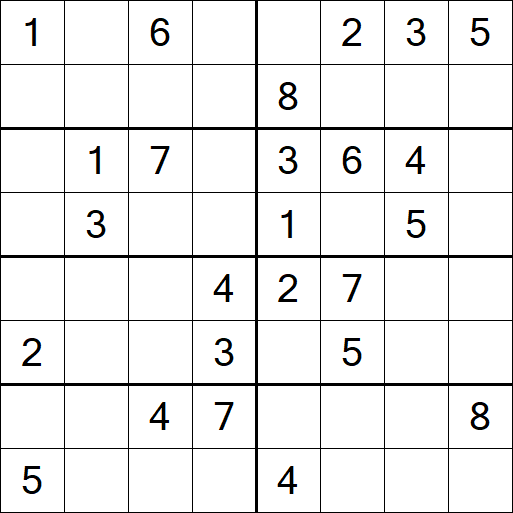 Sudoku 8x8 - Medium