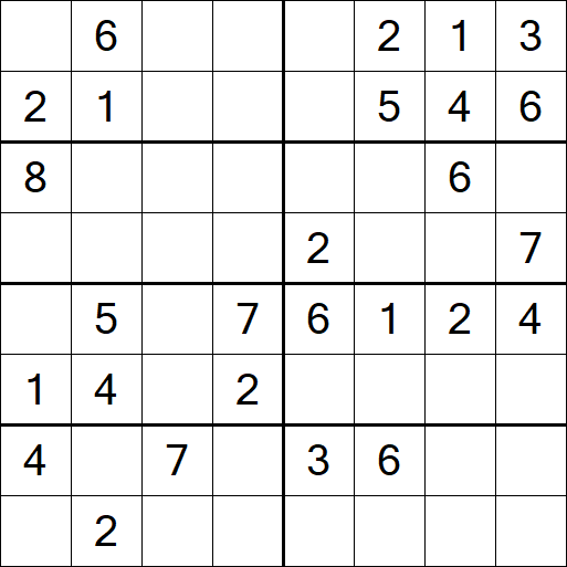 Sudoku 8x8 - Medium