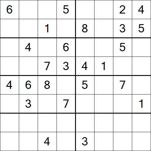 Sudoku 8x8 - Medium