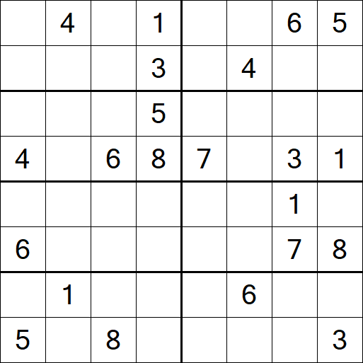 Sudoku 8x8 - Medium