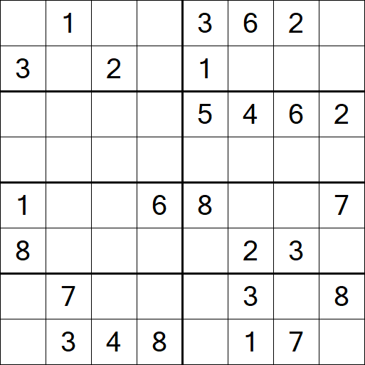 Sudoku 8x8 - Medium