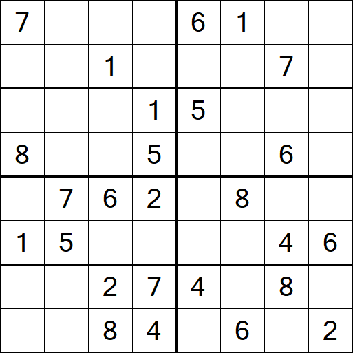 Sudoku 8x8 - Medium