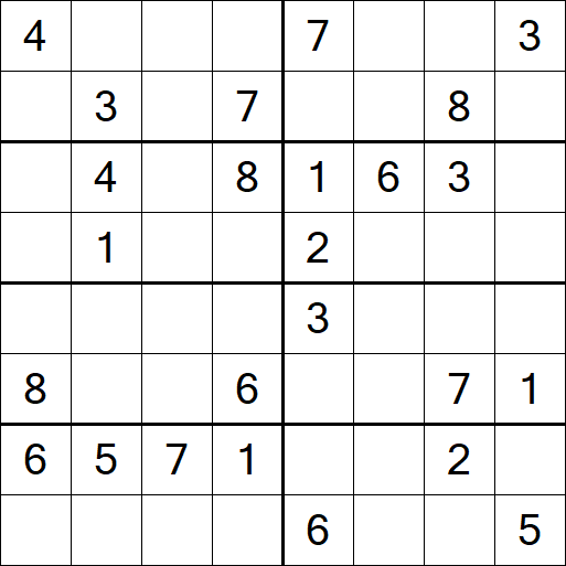 Sudoku 8x8 - Medium