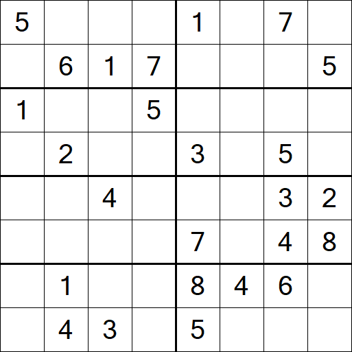 Sudoku 8x8 - Moyen