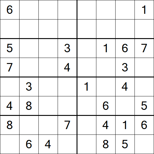 Sudoku 8x8 - Medium