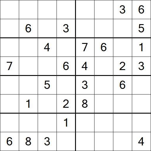 Sudoku 8x8 - Medium