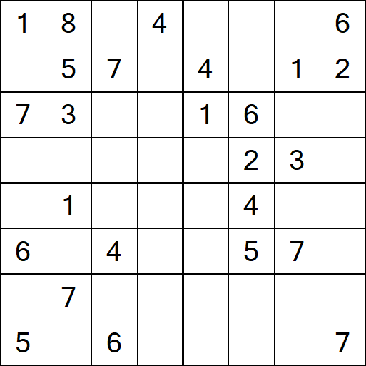 Sudoku 8x8 - Moyen