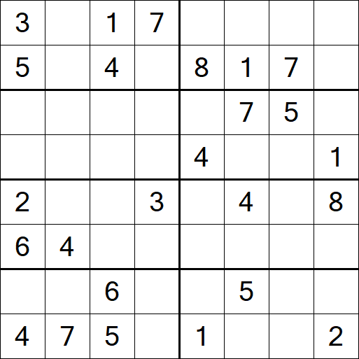 Sudoku 8x8 - Medium