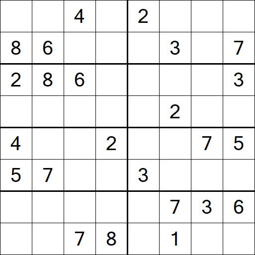 Sudoku 8x8 - Medium