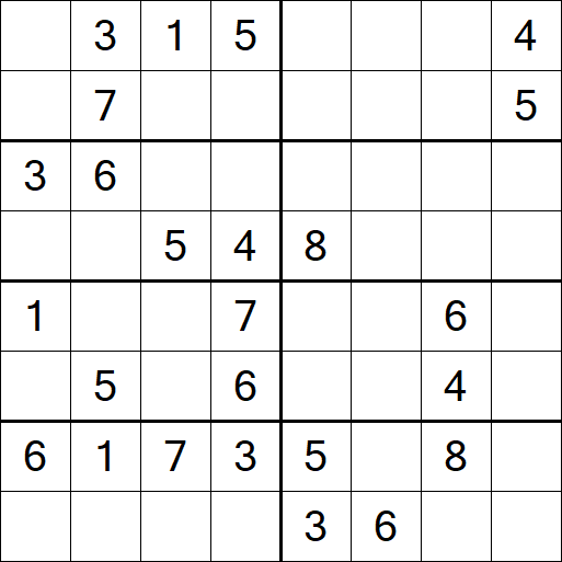 Sudoku 8x8 - Medium