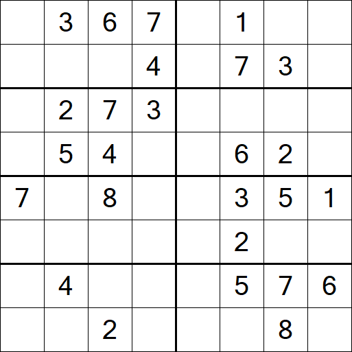 Sudoku 8x8 - Medium
