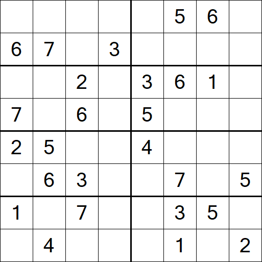 Sudoku 8x8 - Medium