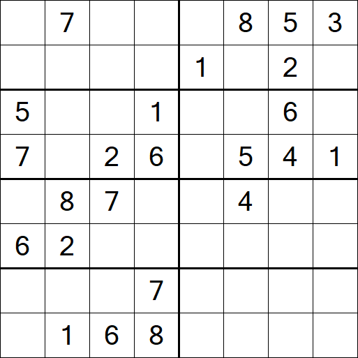 Sudoku 8x8 - Moyen