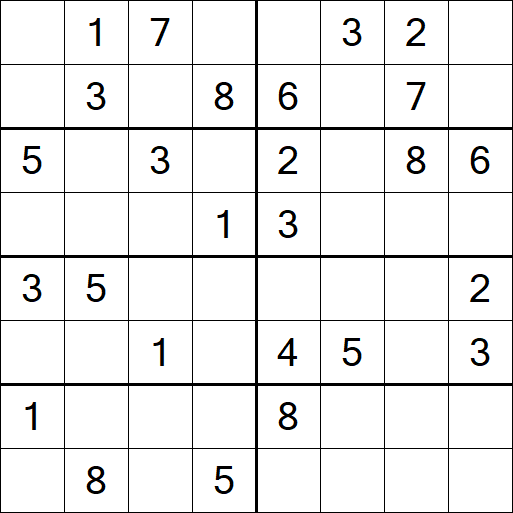 Sudoku 8x8 - Medium