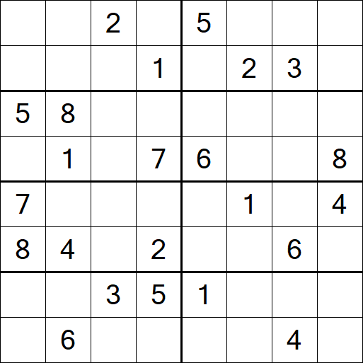 Sudoku 8x8 - Medium
