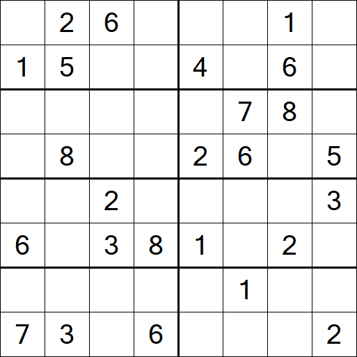 Sudoku 8x8 - Medium