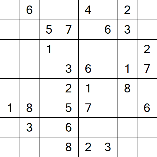 Sudoku 8x8 - Medium