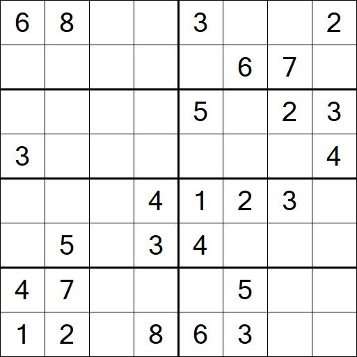 Sudoku 8x8 - Medium