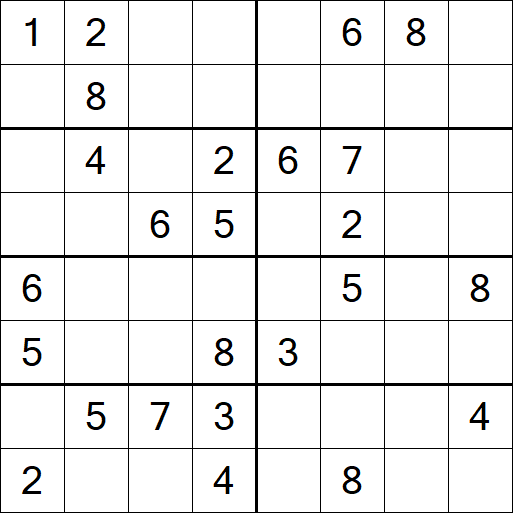 Sudoku 8x8 - Medium