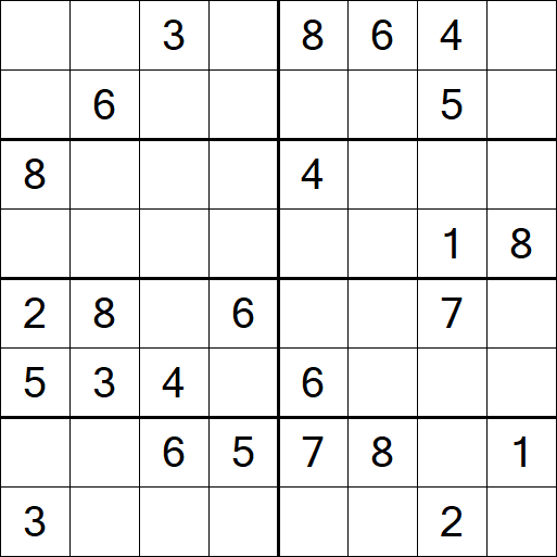 Sudoku 8x8 - Medium