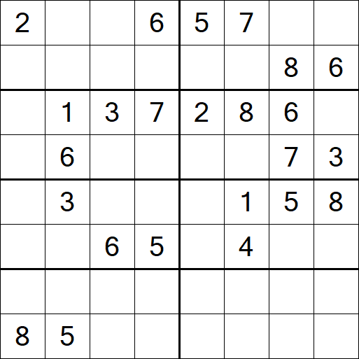Sudoku 8x8 - Medium