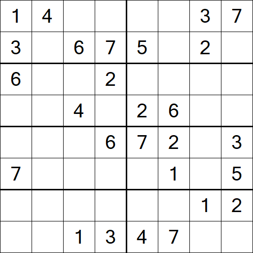 Sudoku 8x8 - Medium