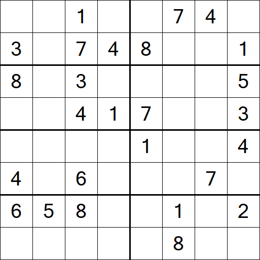 Sudoku 8x8 - Medium