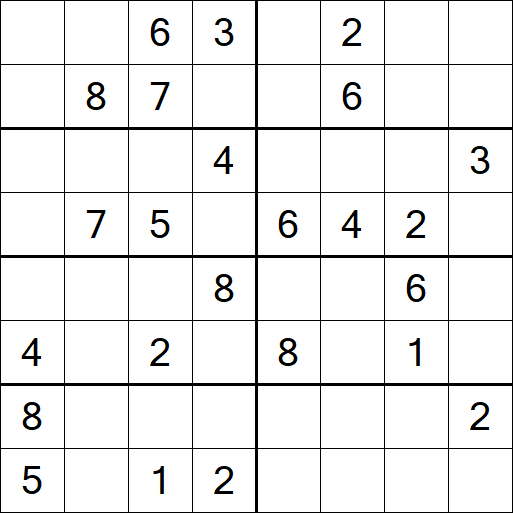 Sudoku 8x8 - Medium