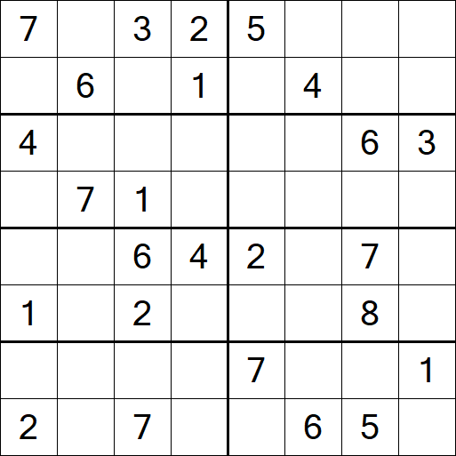 Sudoku 8x8 - Medium