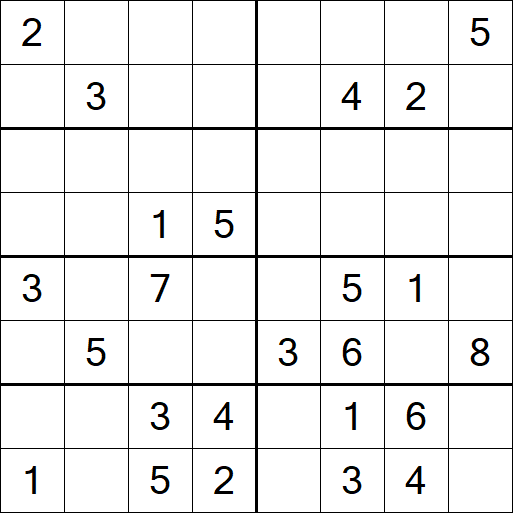 Sudoku 8x8 - Medium