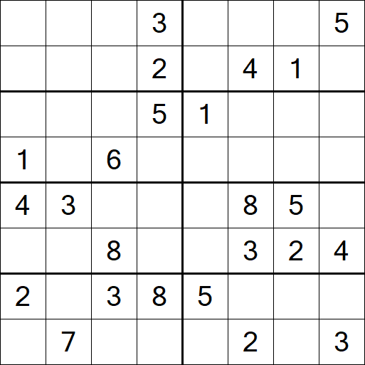 Sudoku 8x8 - Medium
