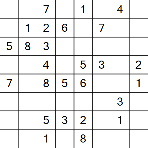 Sudoku 8x8 - Medium