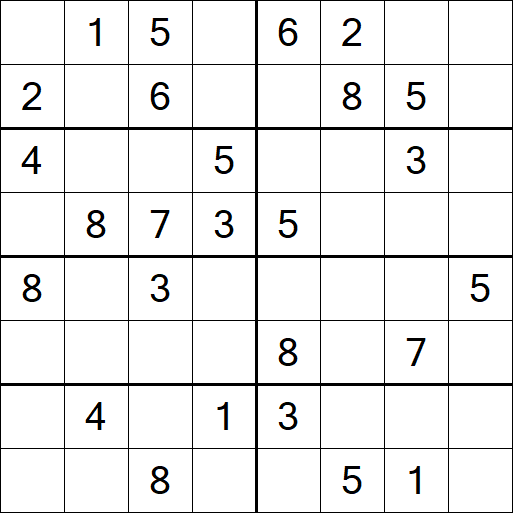 Sudoku 8x8 - Medium