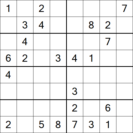 Sudoku 8x8 - Medium