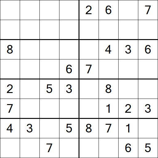 Sudoku 8x8 - Medium