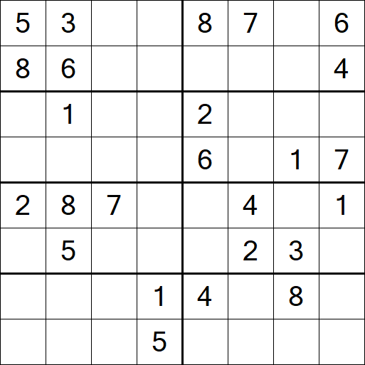 Sudoku 8x8 - Medium
