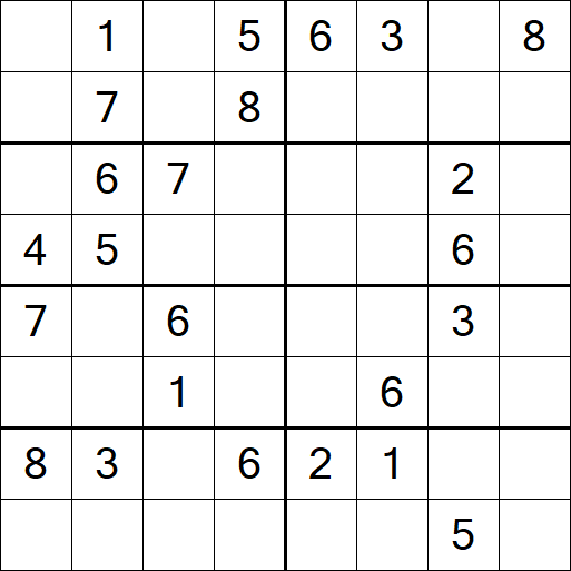 Sudoku 8x8 - Medium